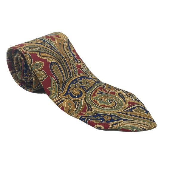 Brooks Brothers Other - Brooks Brothers Makers Paisley Silk Neck Tie 58"